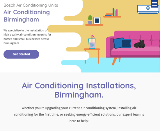 air con new website