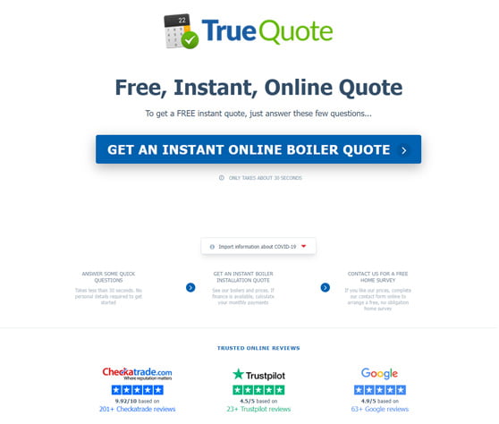 TrueQuote Website Integration