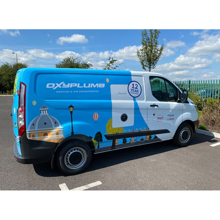 Oxyplumb van design by WigWag Nottingham