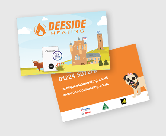 Deeside bespoke business cards