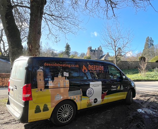 Stand out van designs Deeside Heating