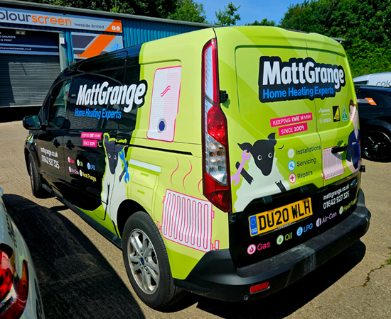 Professional van designs heating engineers WigWag