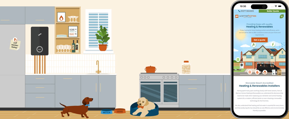 Case Study Mobile Image-template Internal Illustration Scene
