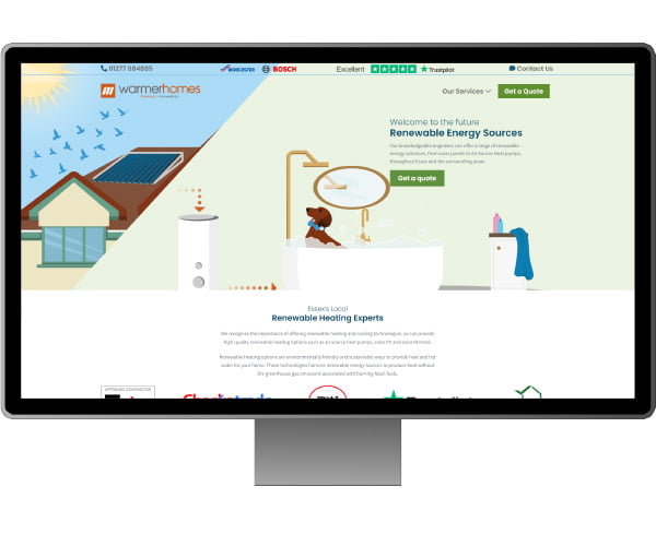 Warmer Homes Renewable Energy Page