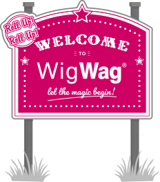 Welcome to wigwag sign