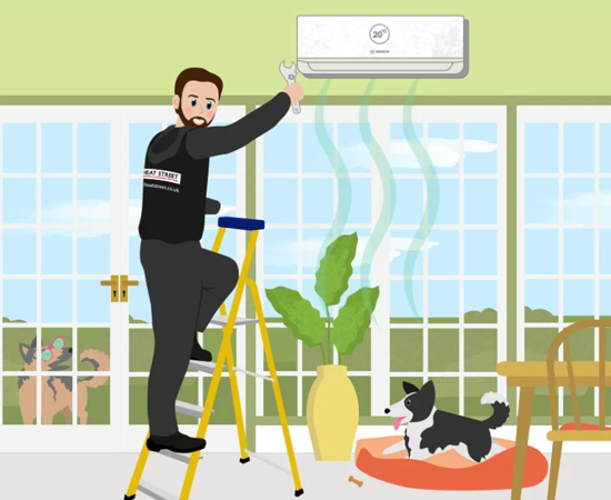 Dedicated service page air conditioning WigWag