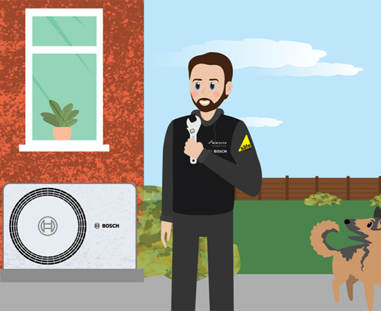Dedicated service page heat pump WigWag