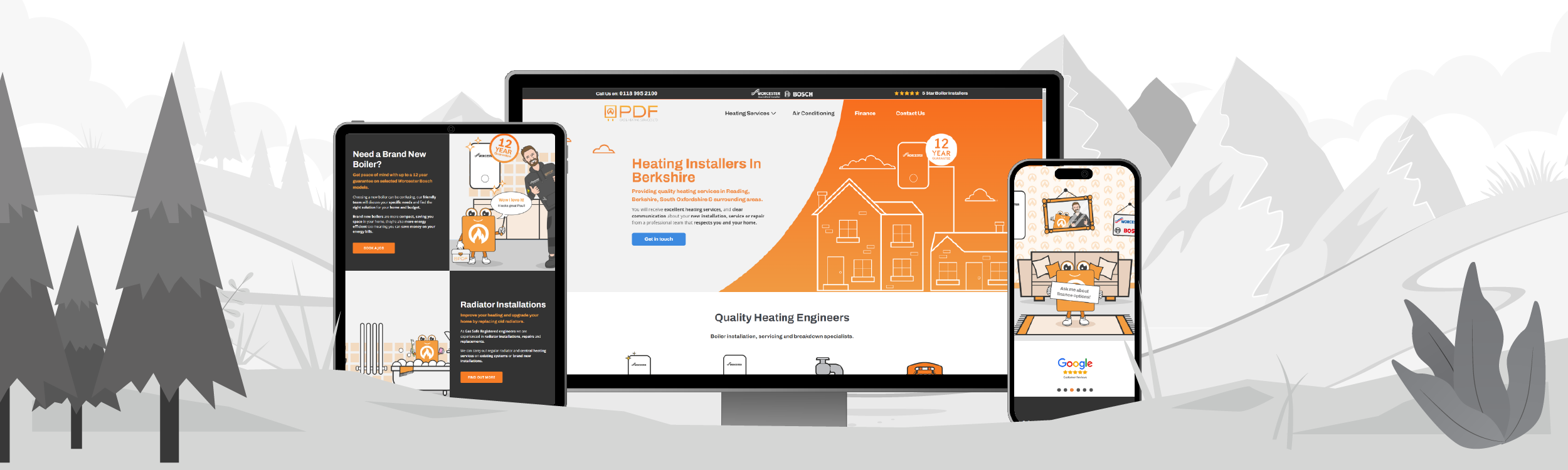 WigWag specialist website design PDF Gas & Heating Services