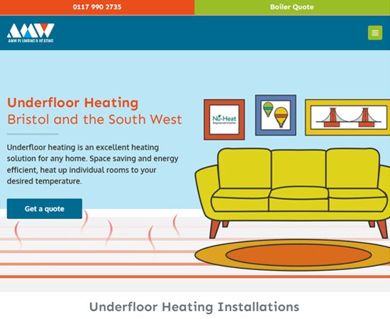 Dedicated underfloor heating pages WigWag