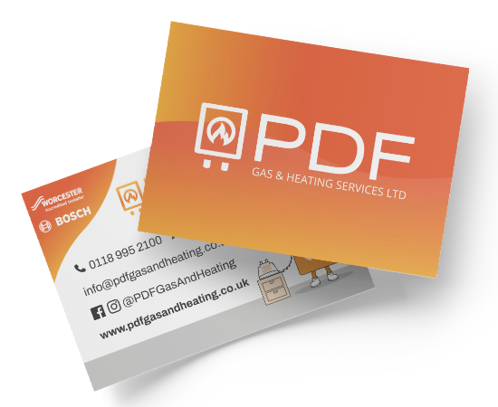 Business Cards WigWag PDF Gas & Heating Services