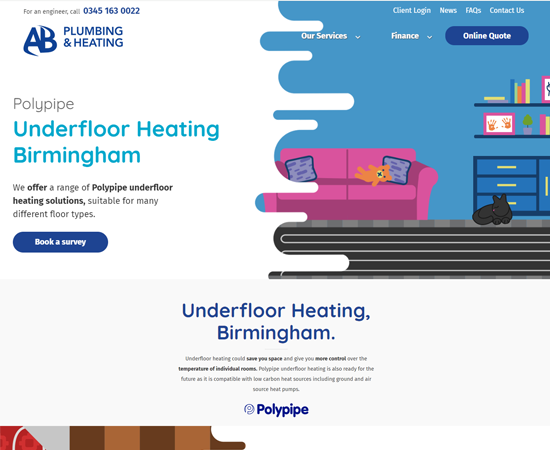Dedicated underfloor heating pages WigWag