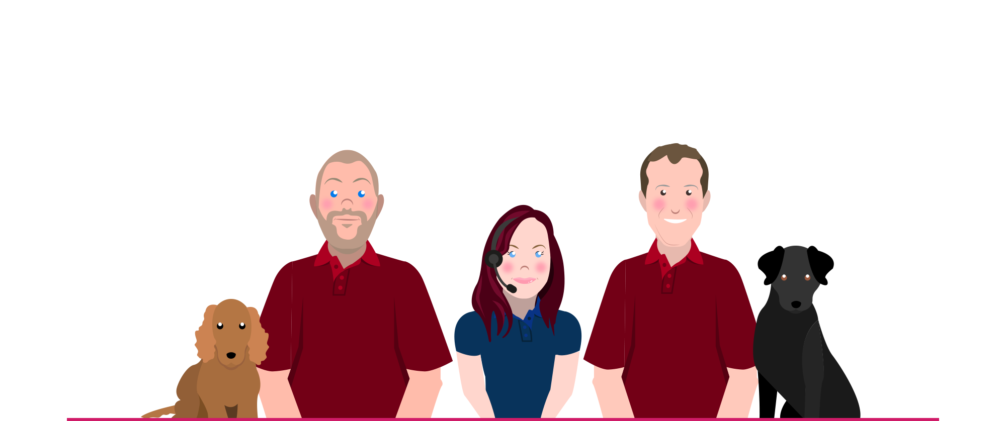 Bespoke character illustrations WigWag