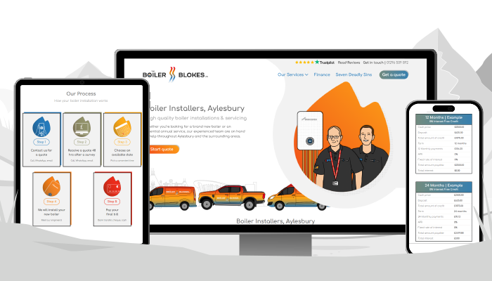 WigWag specialist website design The Boiler Blokes