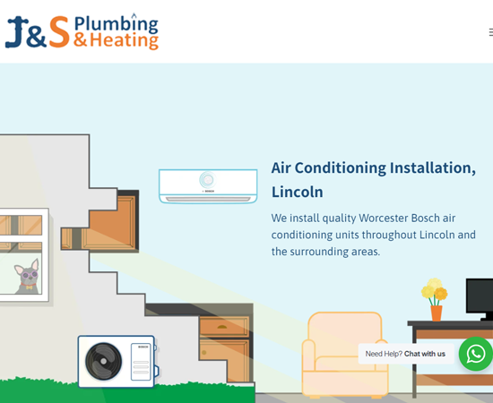 Dedicated air conditioning webpages WigWag