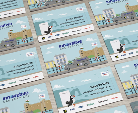 Business Cards WigWag Innovative Gas