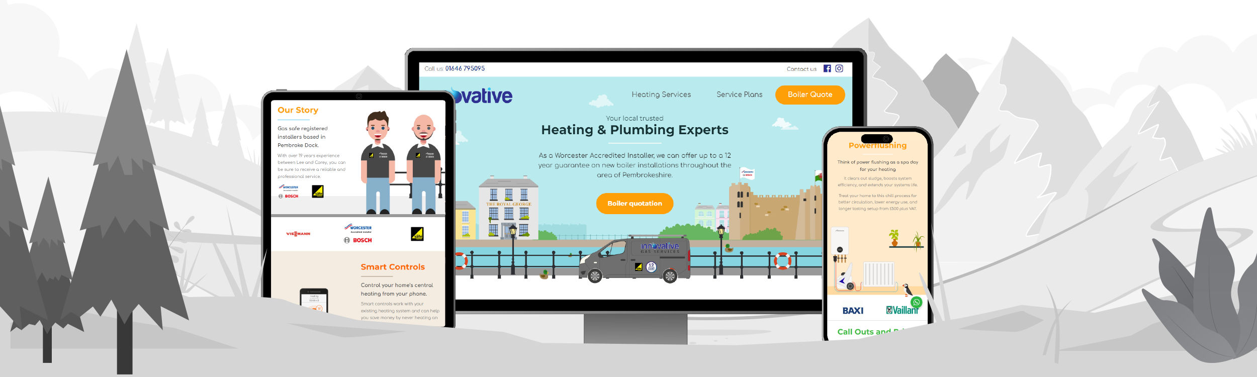 WigWag specialist website design Innovative Gas