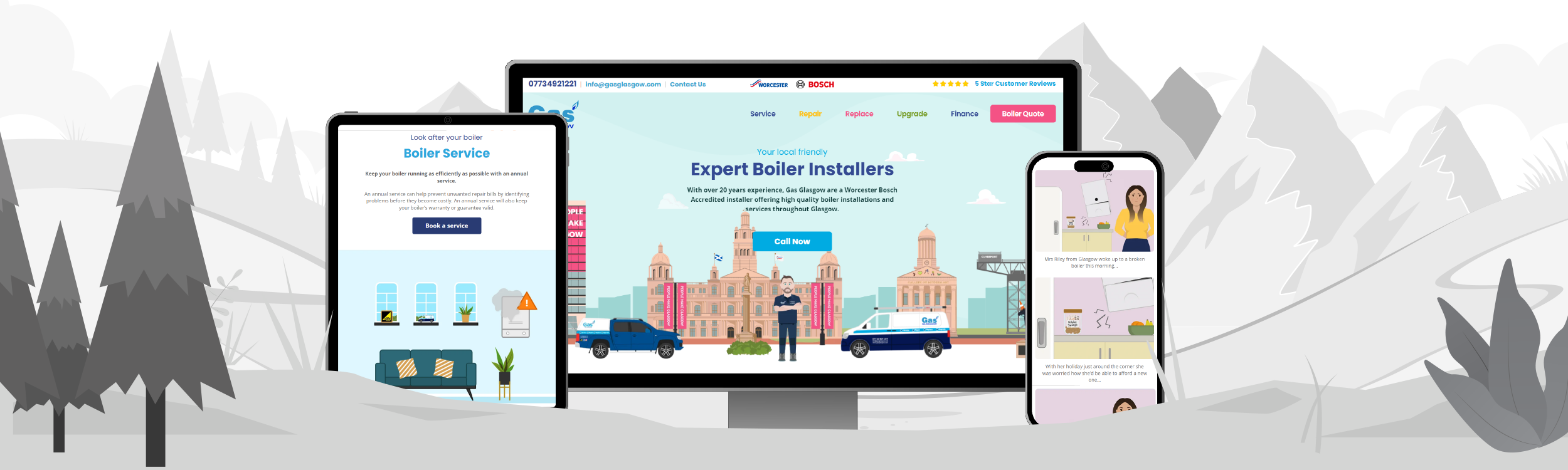 WigWag specialist website design Gas Glasgow
