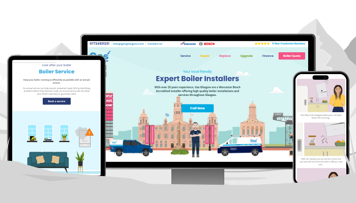 WigWag specialist website design Gas Glasgow