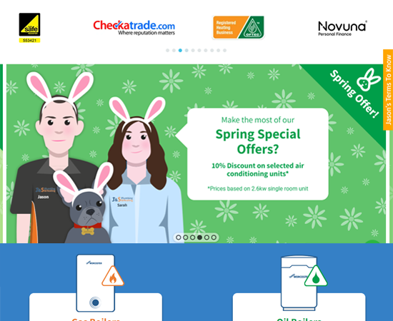 Promotional seasonal banner WigWag