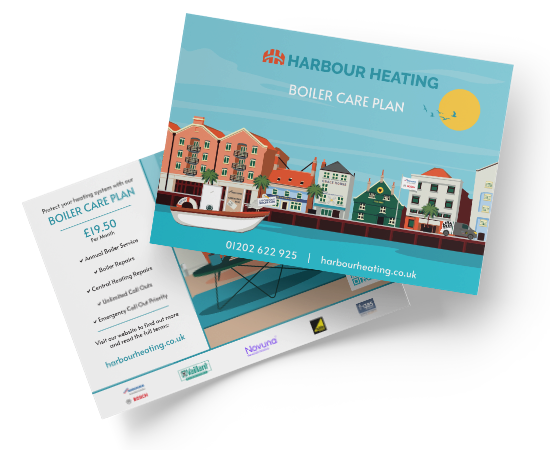 Bespoke postcard design WigWag