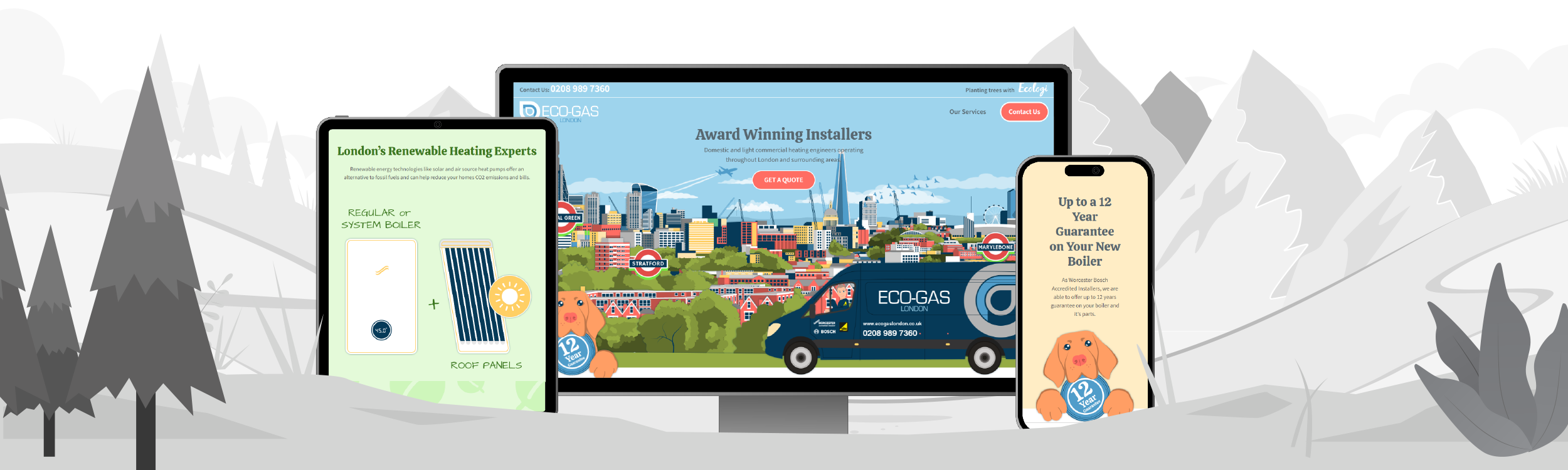 Bespoke website design WigWag