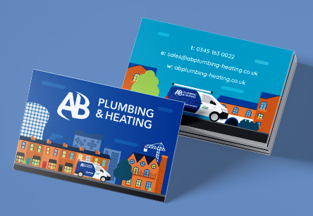 Brand personalised business cards WigWag