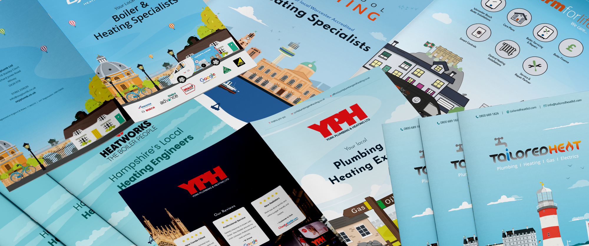 Bespoke brochures for Heating Engineers WigWag