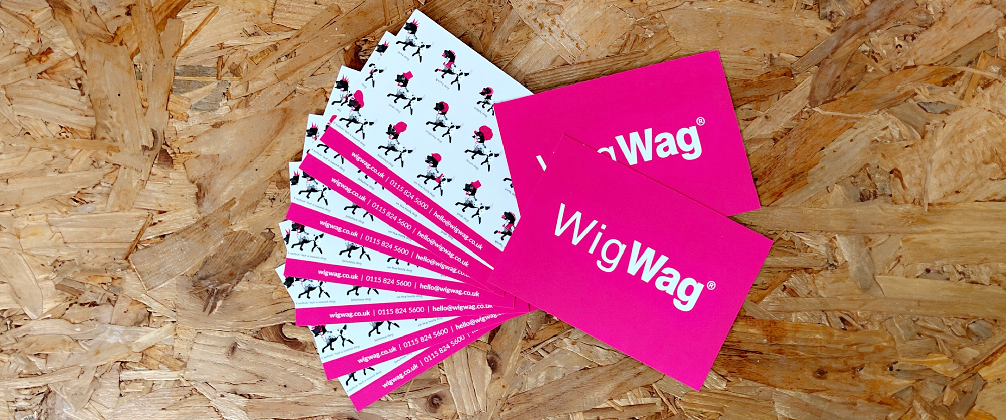 Bespoke postcards WigWag