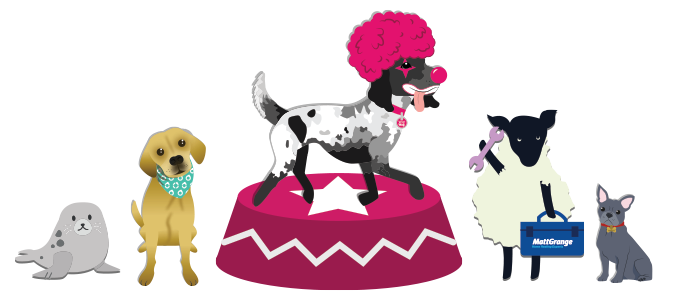 WigWag bespoke mascot design