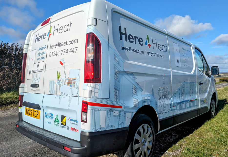 Here 4 Heat van