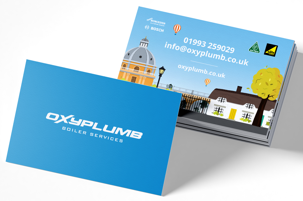 Oxyplumb business cards WigWag