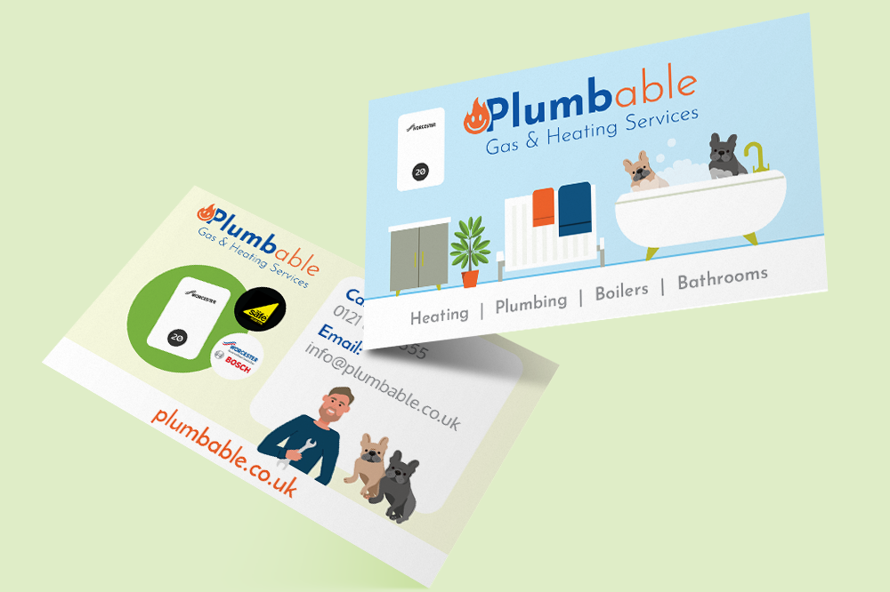 Plumbable business cards WigWag