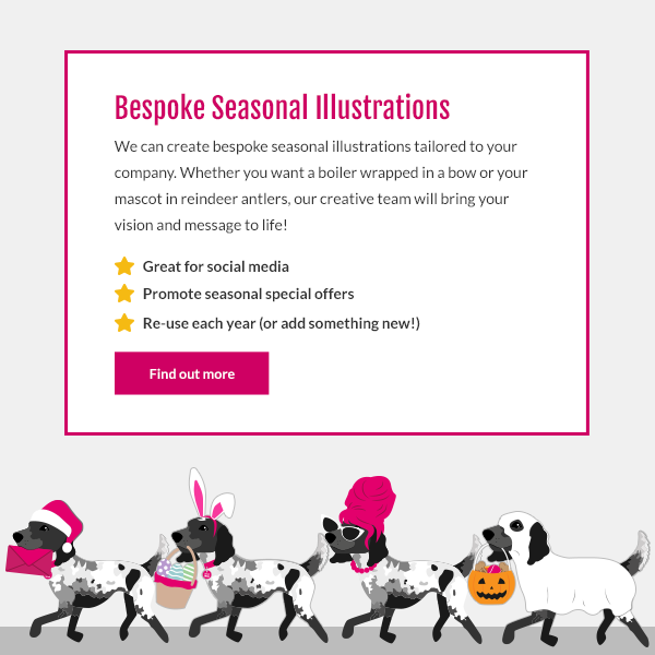 Seasonal illustrations WigWag