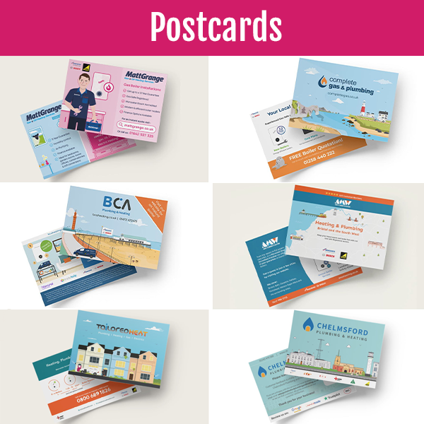 Bespoke service reminder postcards