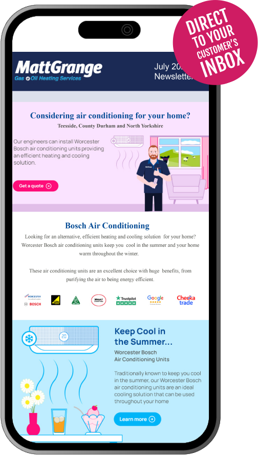 Newsletters direct to your customers inbox by WigWag