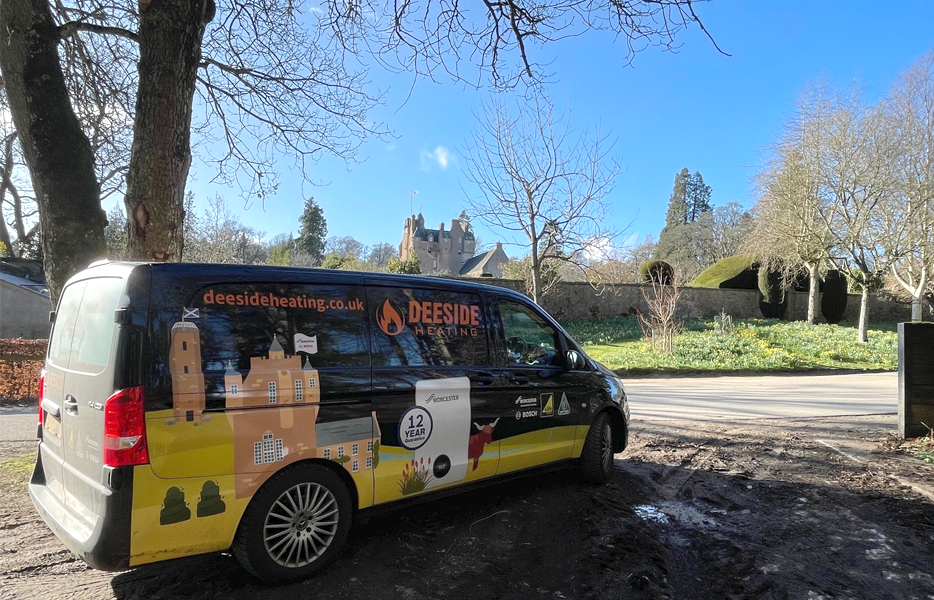 Heating engineer vans Deeside