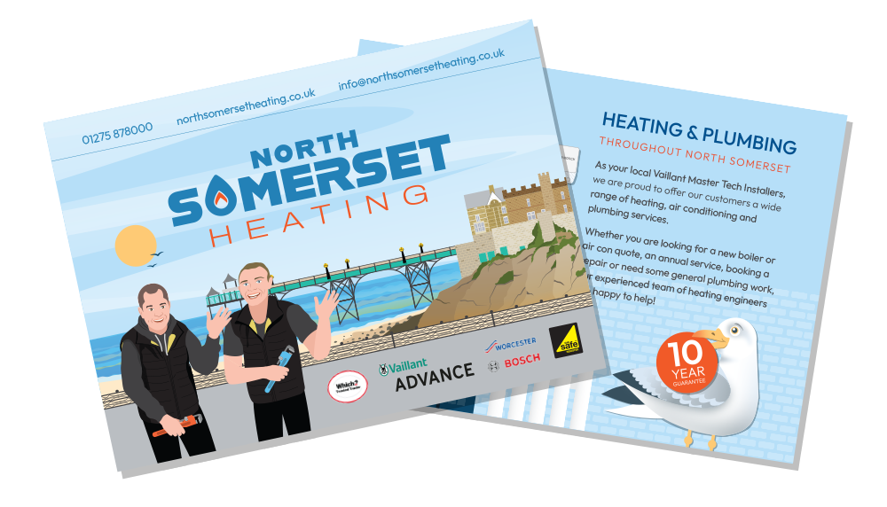 North somerset post cards