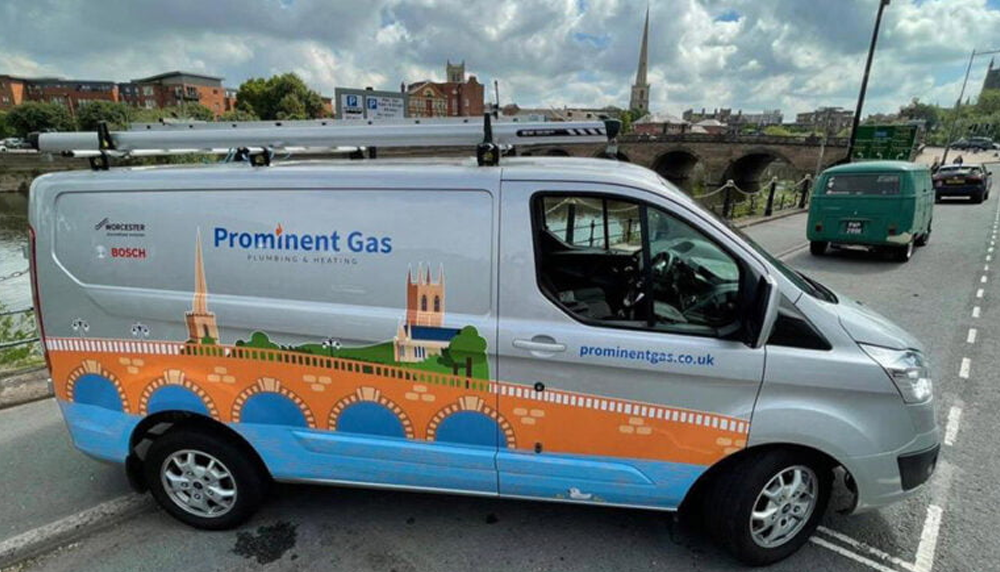Prominent gas van design
