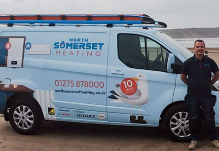 North Somerset van logo