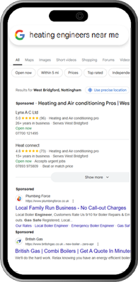 Get found on Google phone