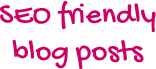 SEO friendly blogs