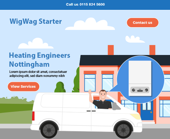 Standard Heating Engineer Website By WigWag