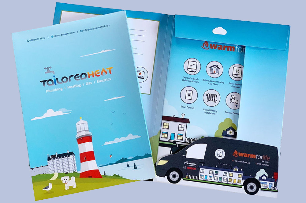 Bespoke folders for trades