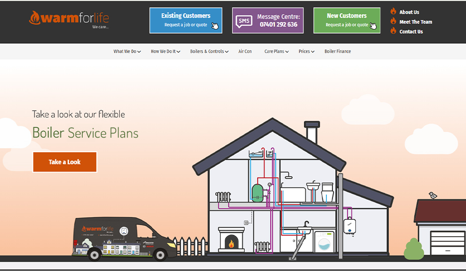 Boiler service plans for heating engineers