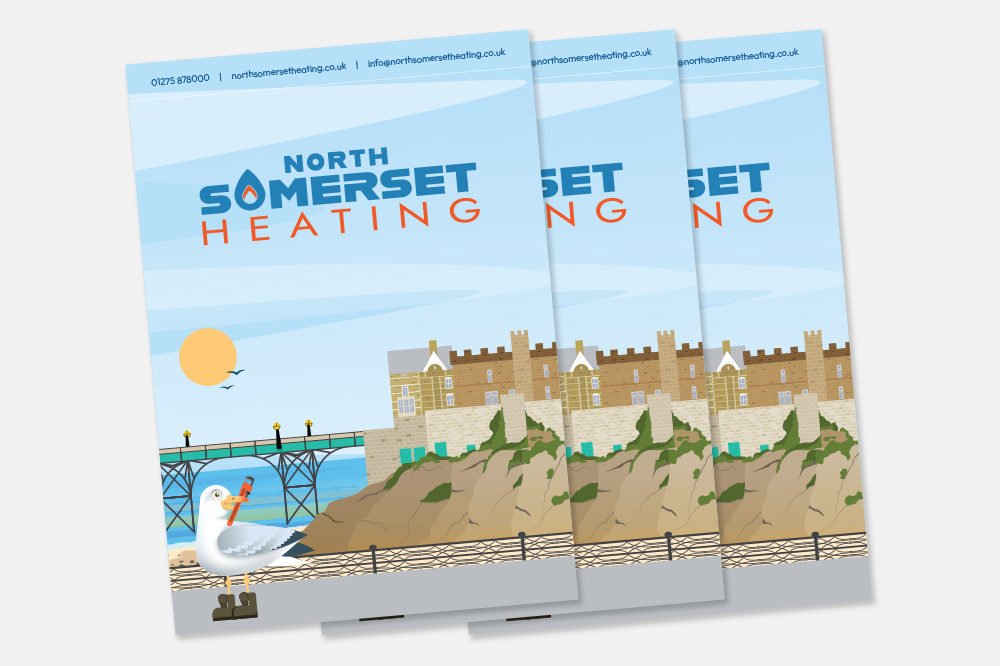 North Somerset bespoke A4 folder