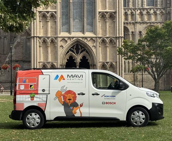 Mavi heating van design