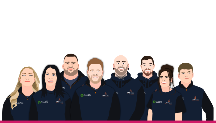 Eco Way custom team illustrations