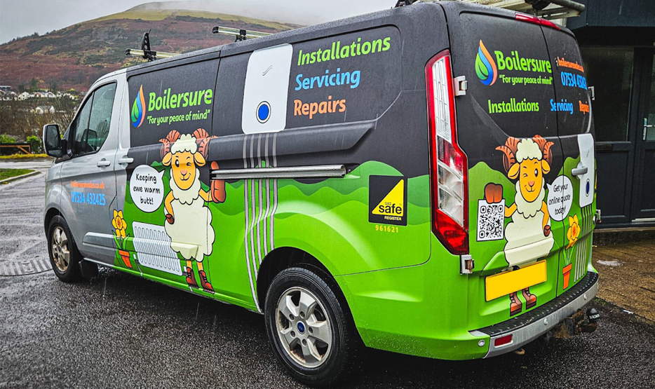 Boilersure expert van designs