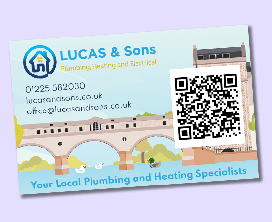 Bespoke boiler stickers Lucas and Sons