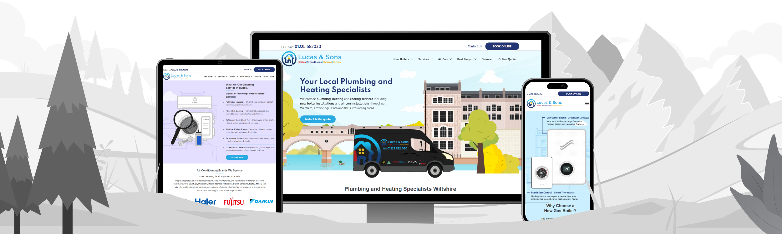 Top website designs and branding for trades desktop